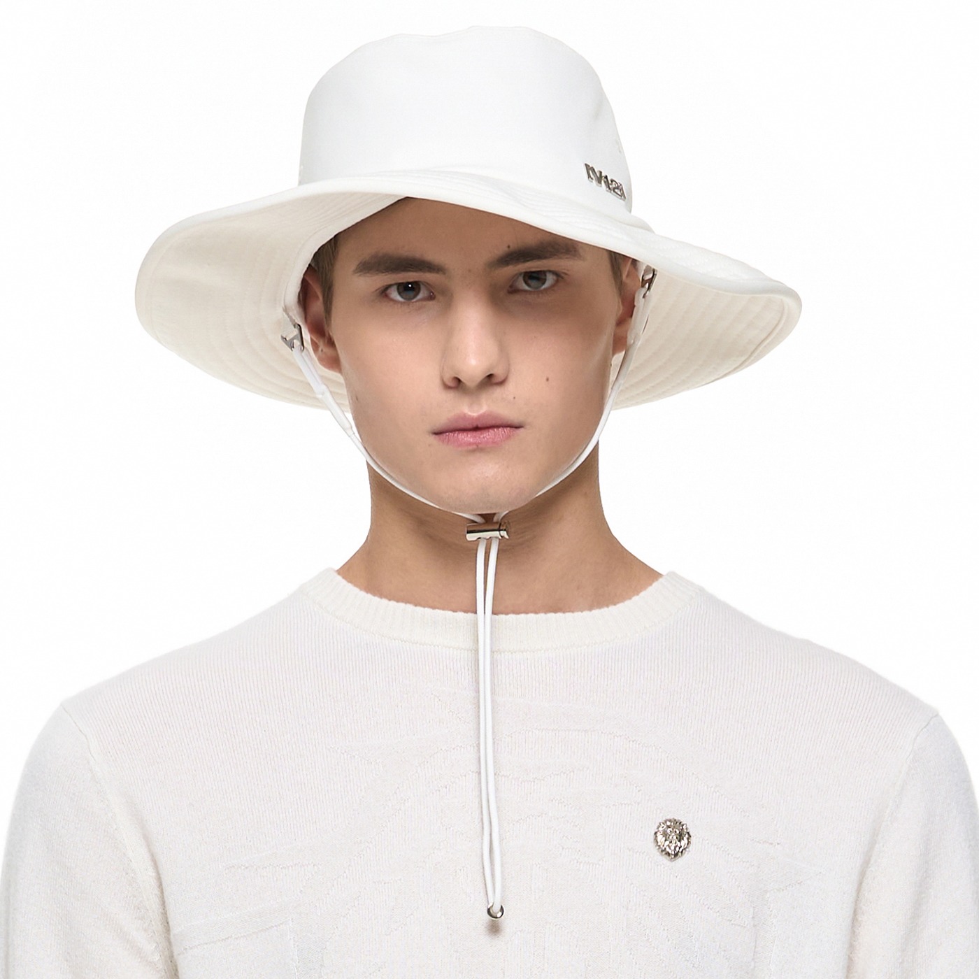 SOLID BUCKET HAT_WH