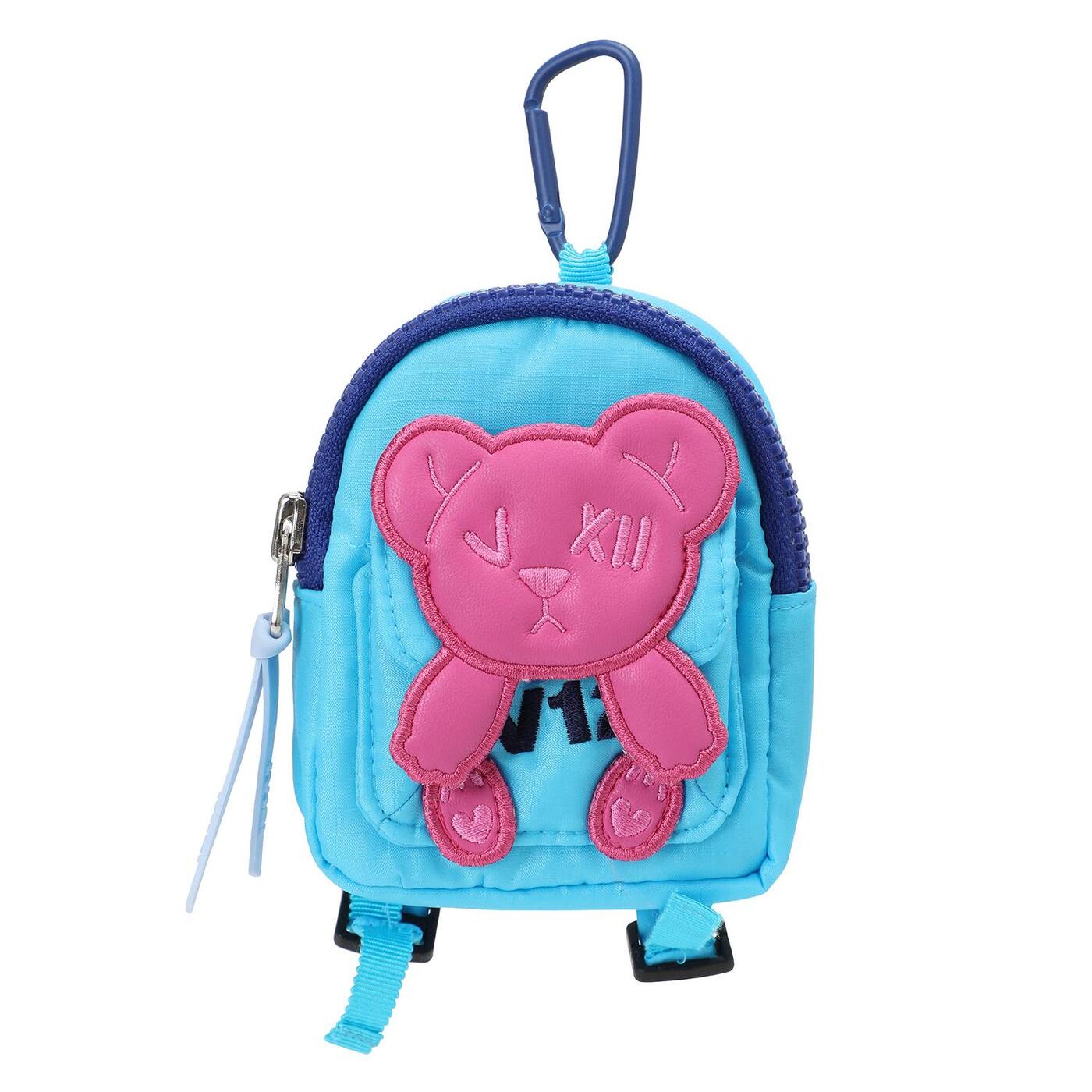 TEDDY SMALL BACKPACK KEYRING POUCH_TQ