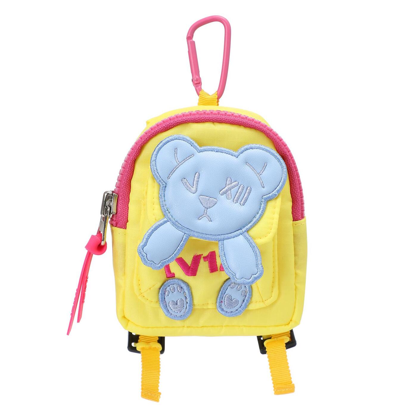 TEDDY SMALL BACKPACK KEYRING POUCH_YL