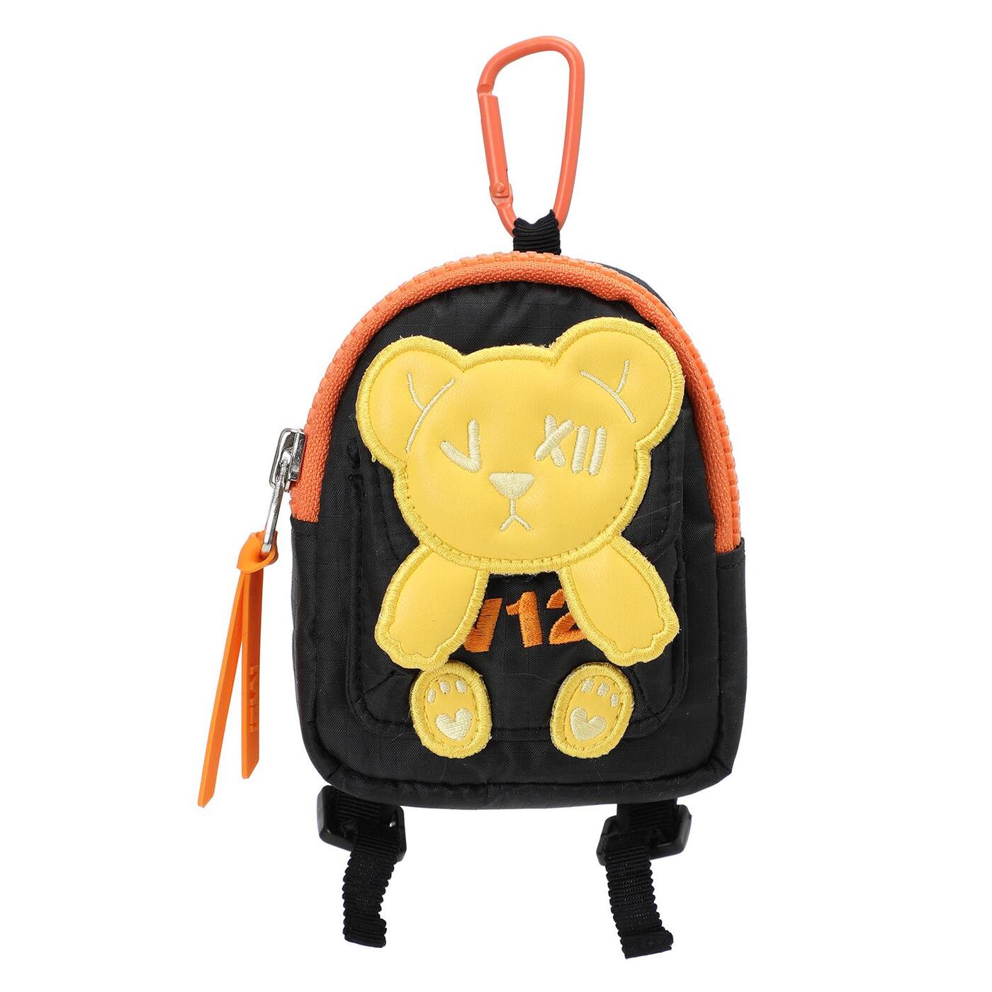 TEDDY SMALL BACKPACK KEYRING POUCH_BK