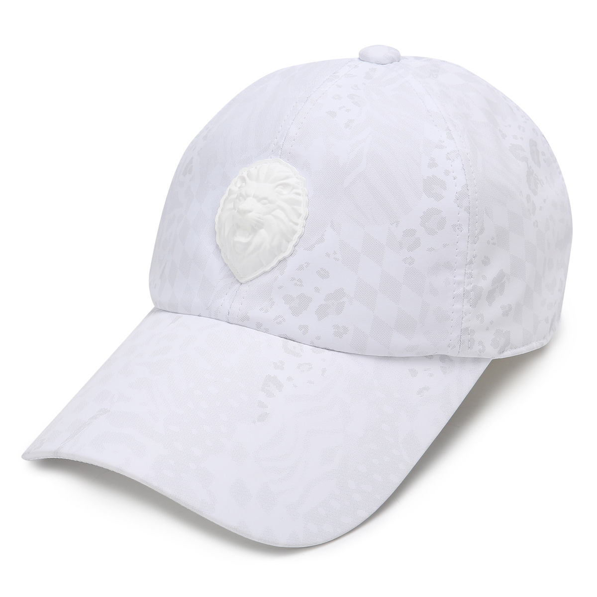 ALL OVER PATTERN BALL CAP_WH