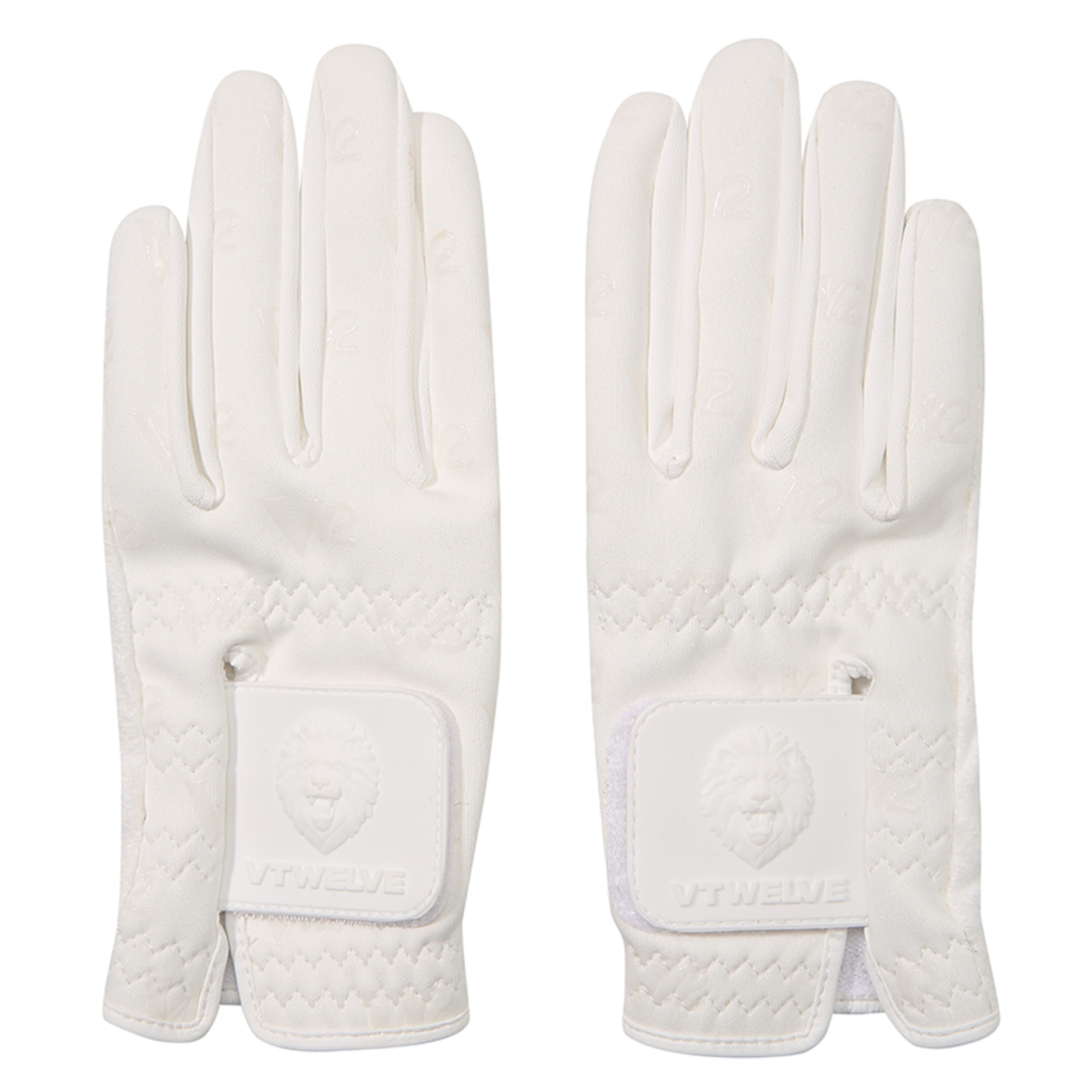 MONOGRAM WOMENS FRICTION GLOVES_WH