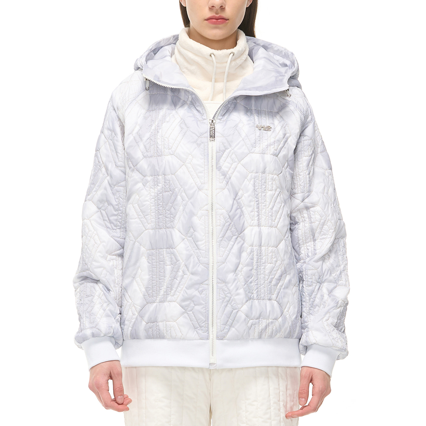 LOGO QUILTED PUFFER_GY